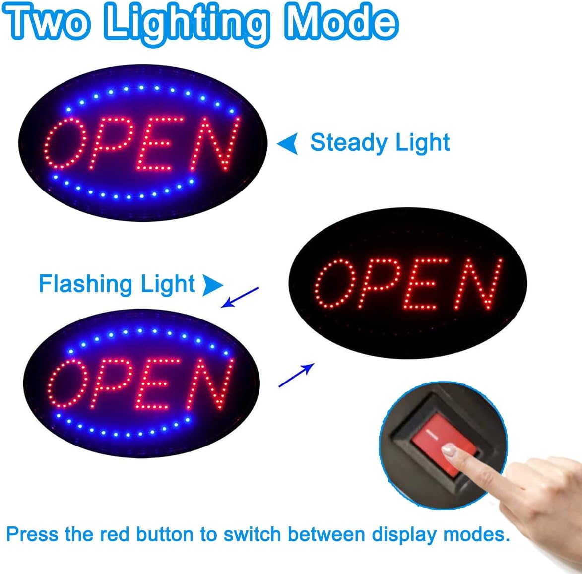KEBE LED Open Sign