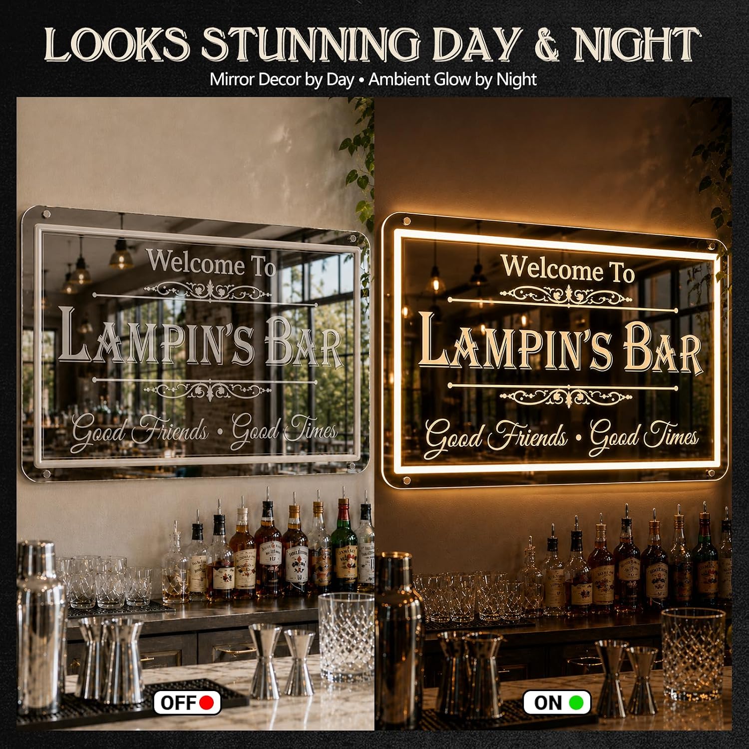 Mirror Bar Signs and Branded Man Cave Decor: When Personalization Justifies the Premium